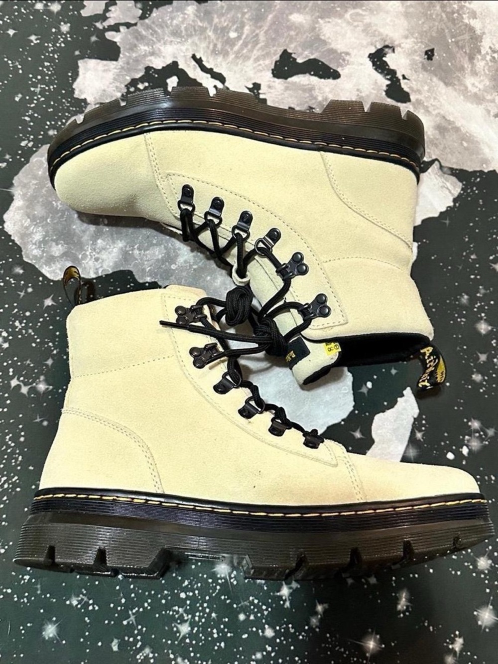 Dr. Martens Combs Suede Utility Boots